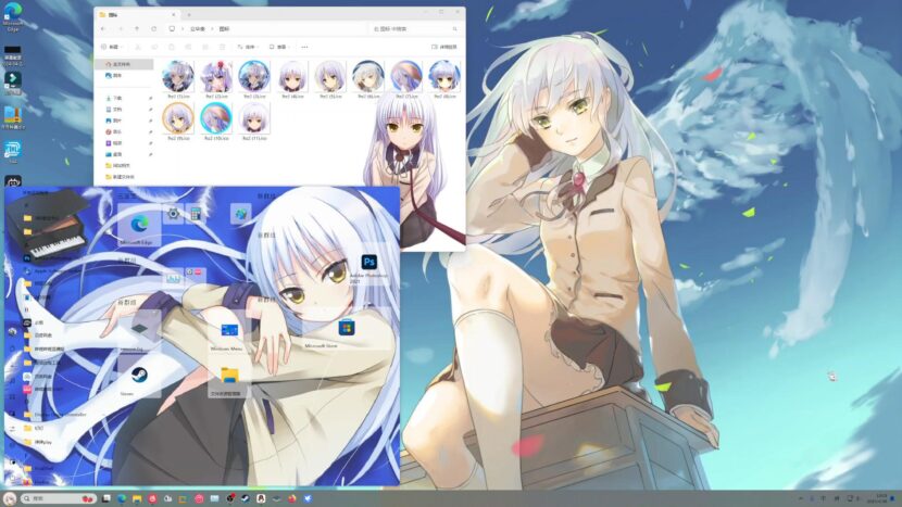 立华奏《Angel Beats!》win10/11美化包|DP次元美化